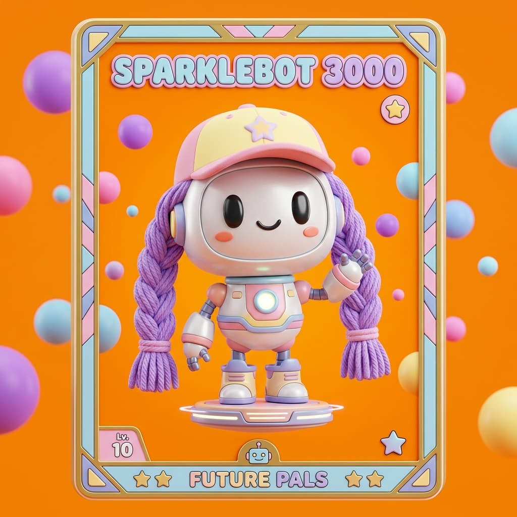 Sparklebot 3D Avatar Card