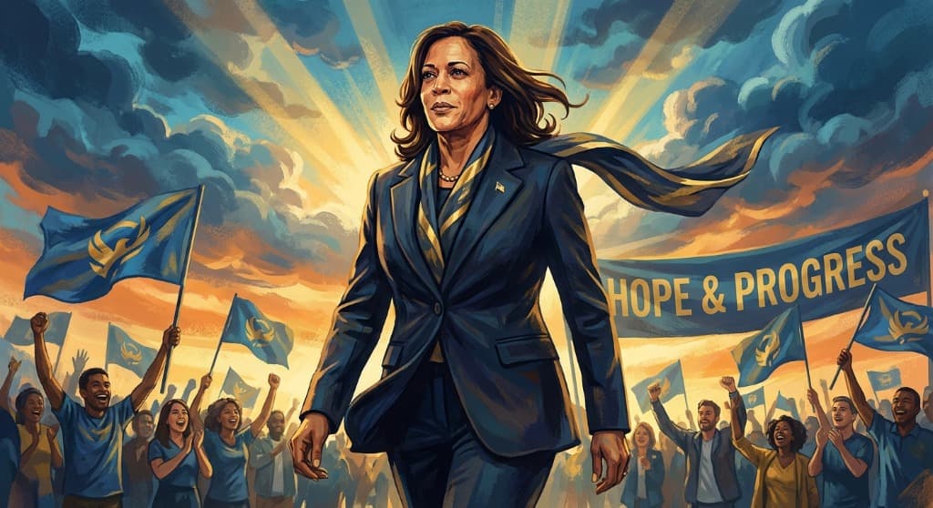 Kamala Harris Prediction Card